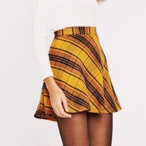 Urban outfitters plaid skirt
